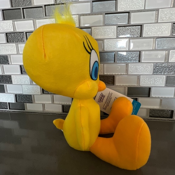 TWEETY BIRD Yellow Canary Plush Doll Figure Looney Tunes Warner Bros. / 9β / NEW - Picture 5 of 16